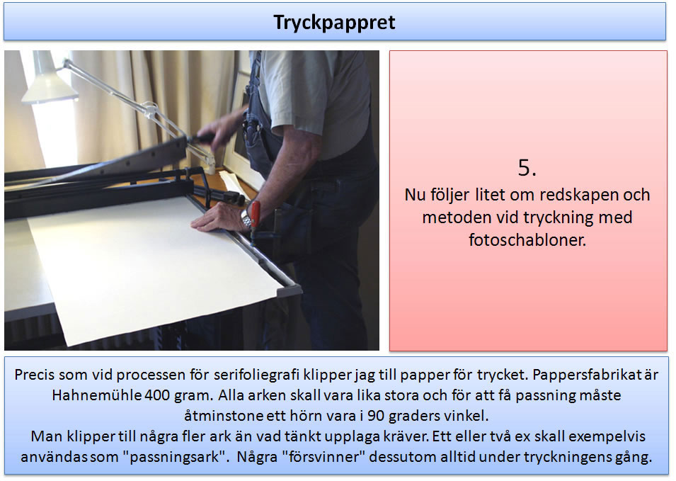 tillskarning av papper